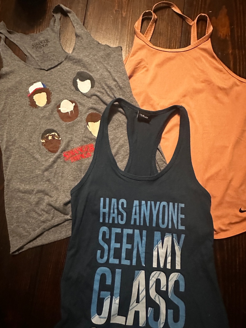 Nike Orange Racerback Tank Top